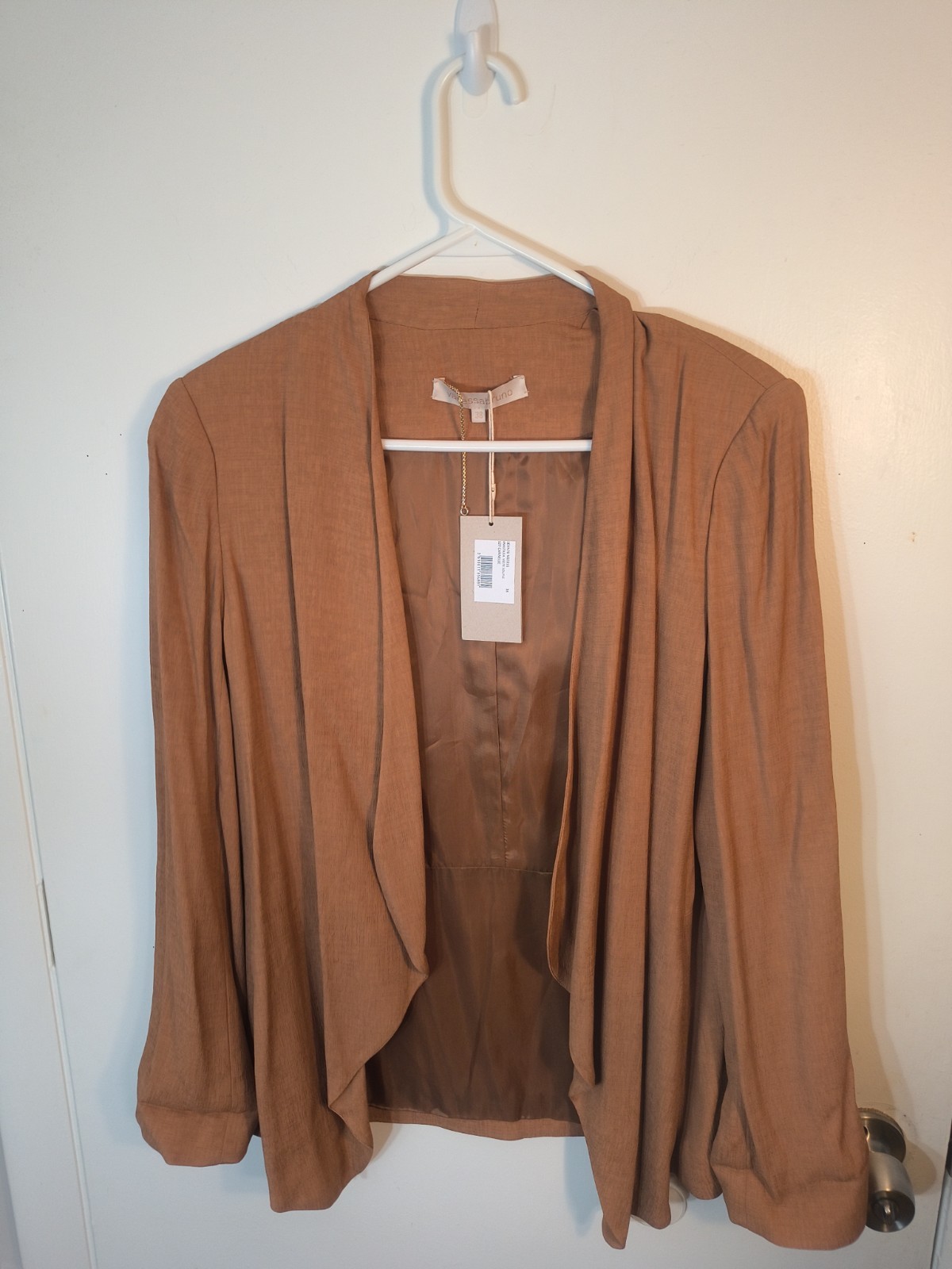NWT Vanessa Bruno Anastasia Soft Blazer Jacket 38 US 6 Camel Veste Souple NWT Vanessa Bruno Anastasia Soft Blazer Jacket 38 US 6 Camel Veste Souple