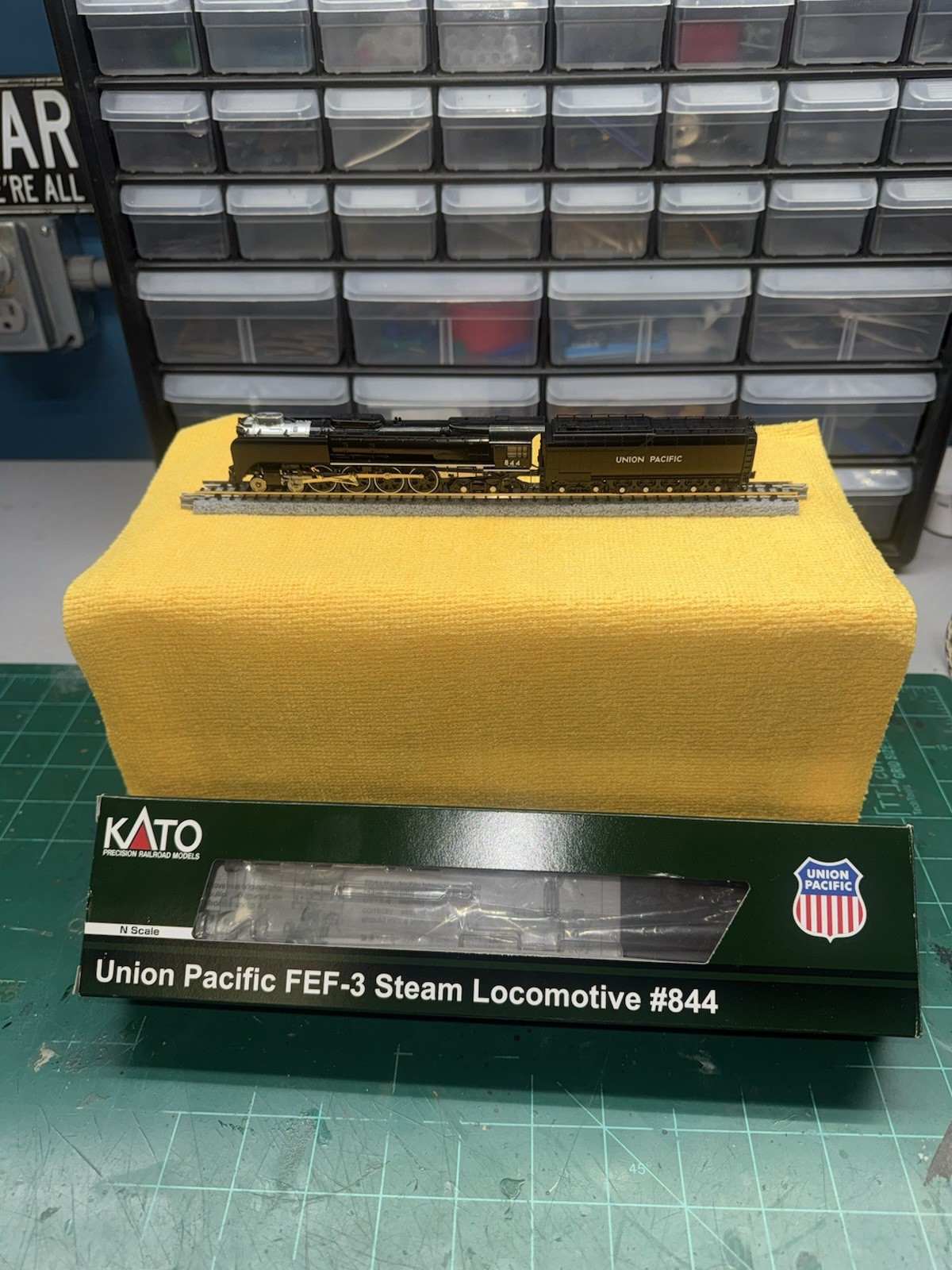 New Kato Union Pacific FEF-3 Steam Locomotive # 844 With ESU DCC and Sound New Kato Union Pacific FEF-3 Steam Locomotive # 844 With ESU DCC and Sound