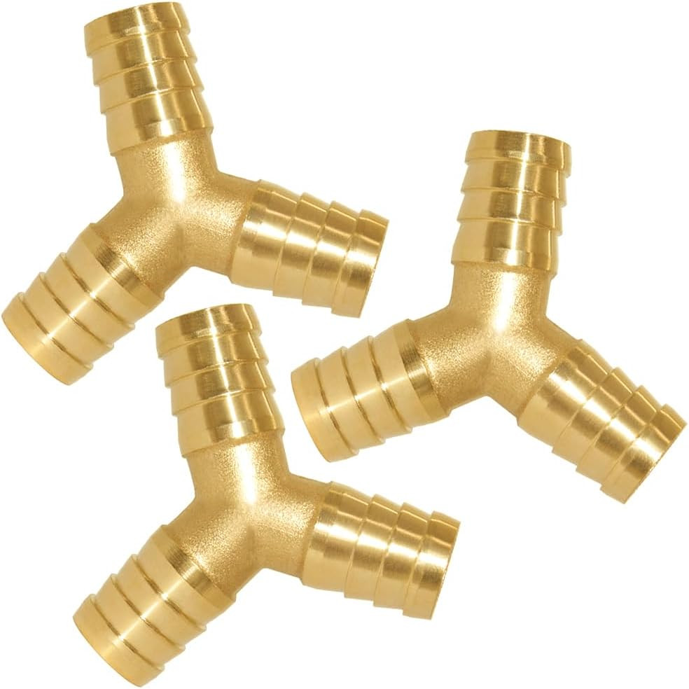 3PCS Solid Brass 1/2 3PCS Solid Brass 1/2