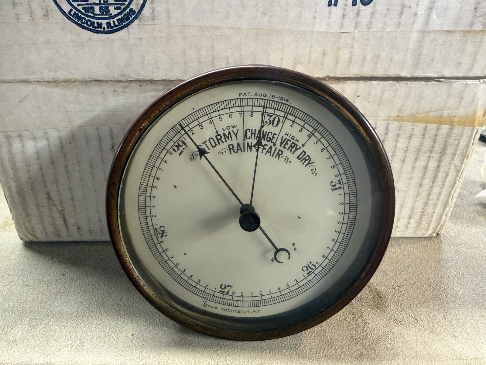 Antique Tycos Barometer - 5-1/4 Antique Tycos Barometer - 5-1/4