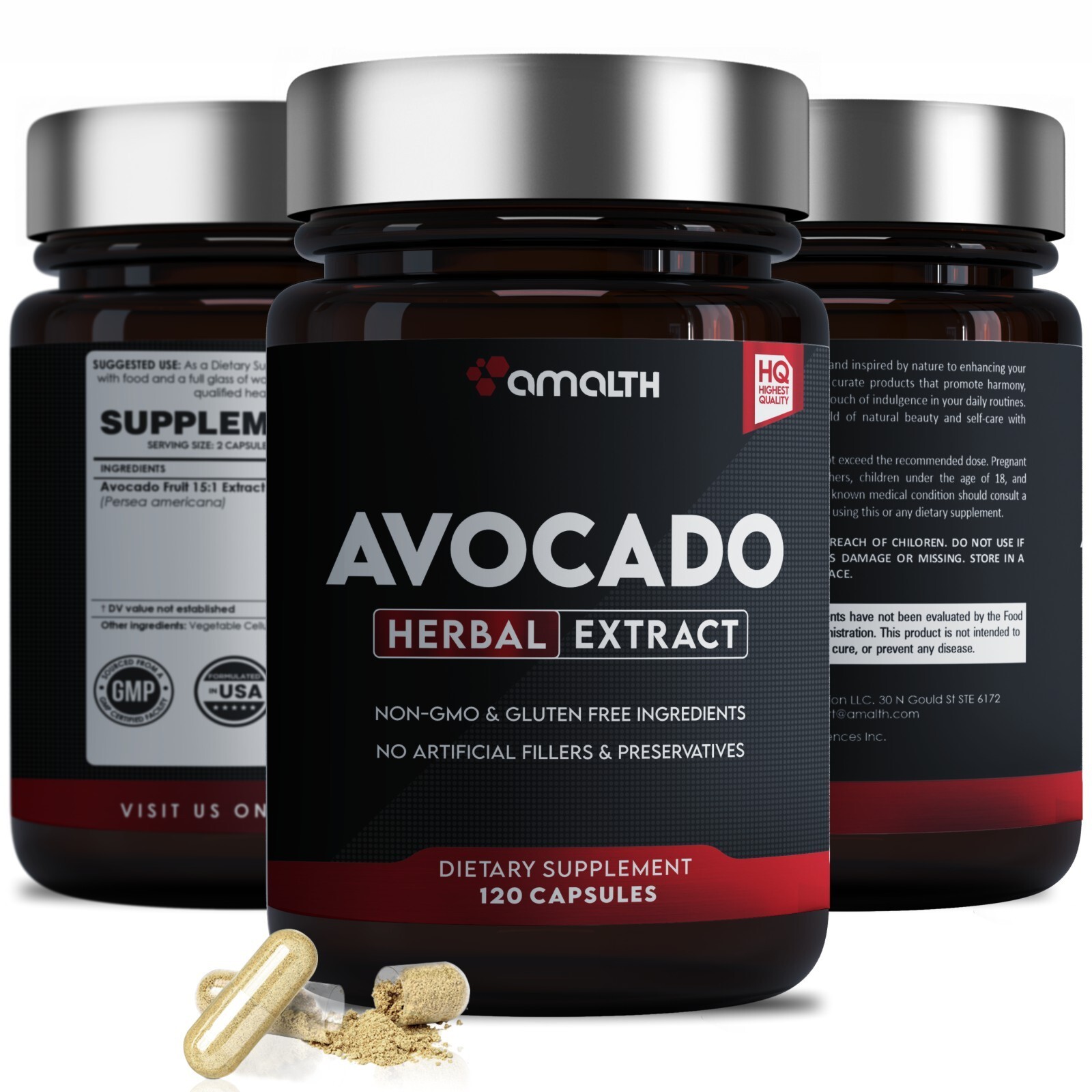 Avocado Extract 120 Capsules