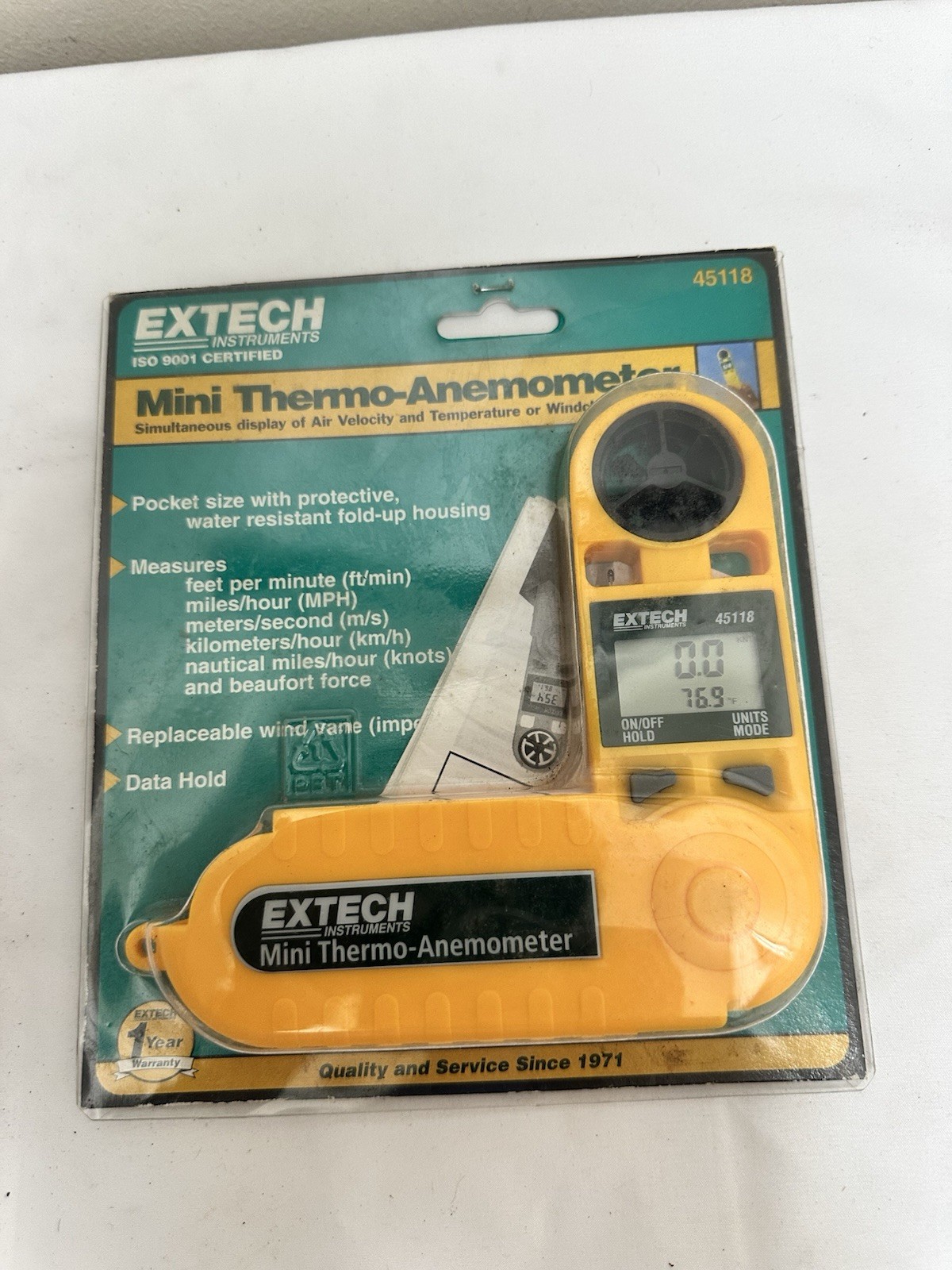 Extech Instruments Mini Thermo-Anemometer 45118 Water Resistant @@@ Extech Instruments Mini Thermo-Anemometer 45118 Water Resistant @@@