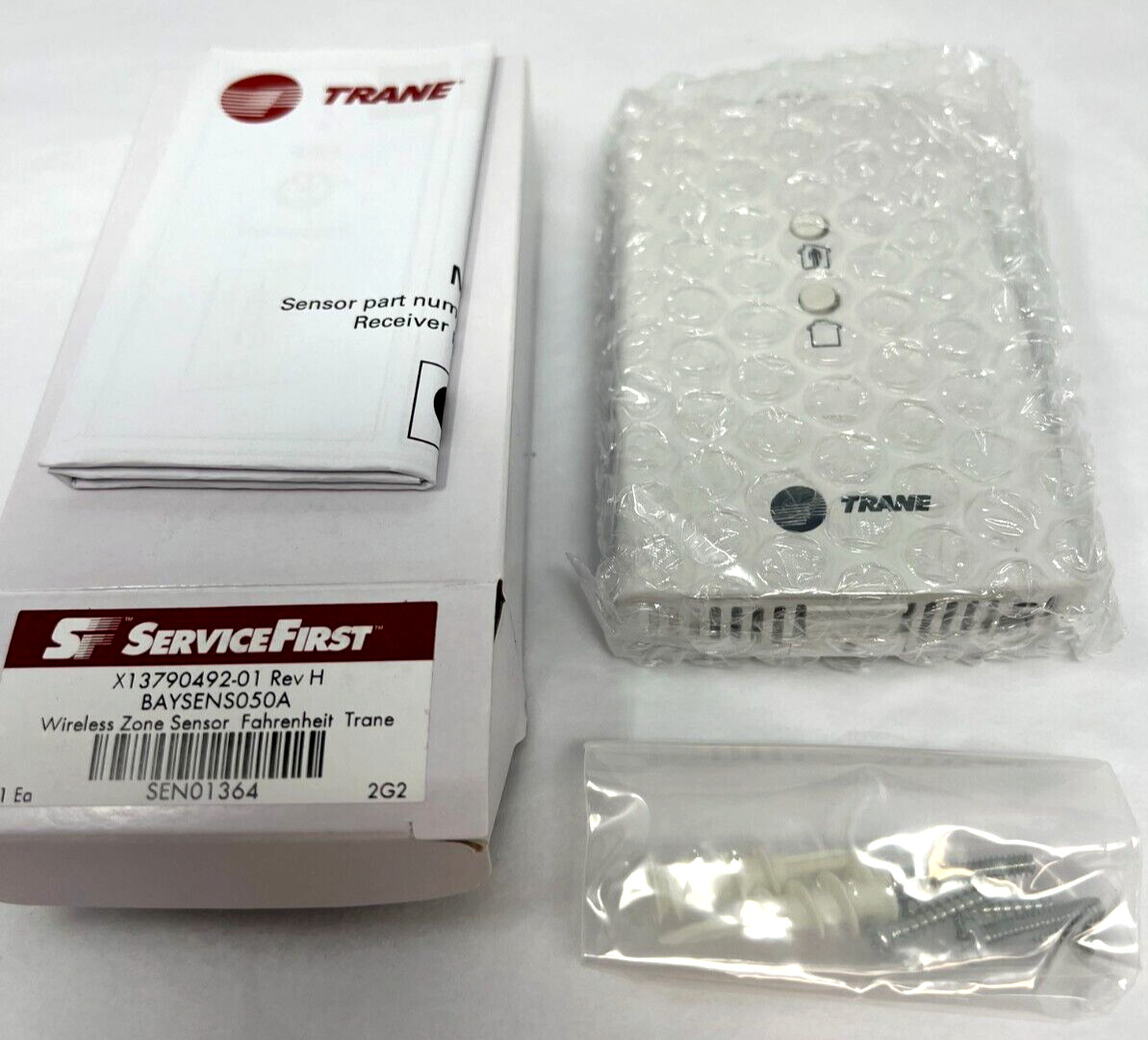 NEW Trane / Service First Wireless Zone Sensor X13790492-01 Rev H / Sen01364