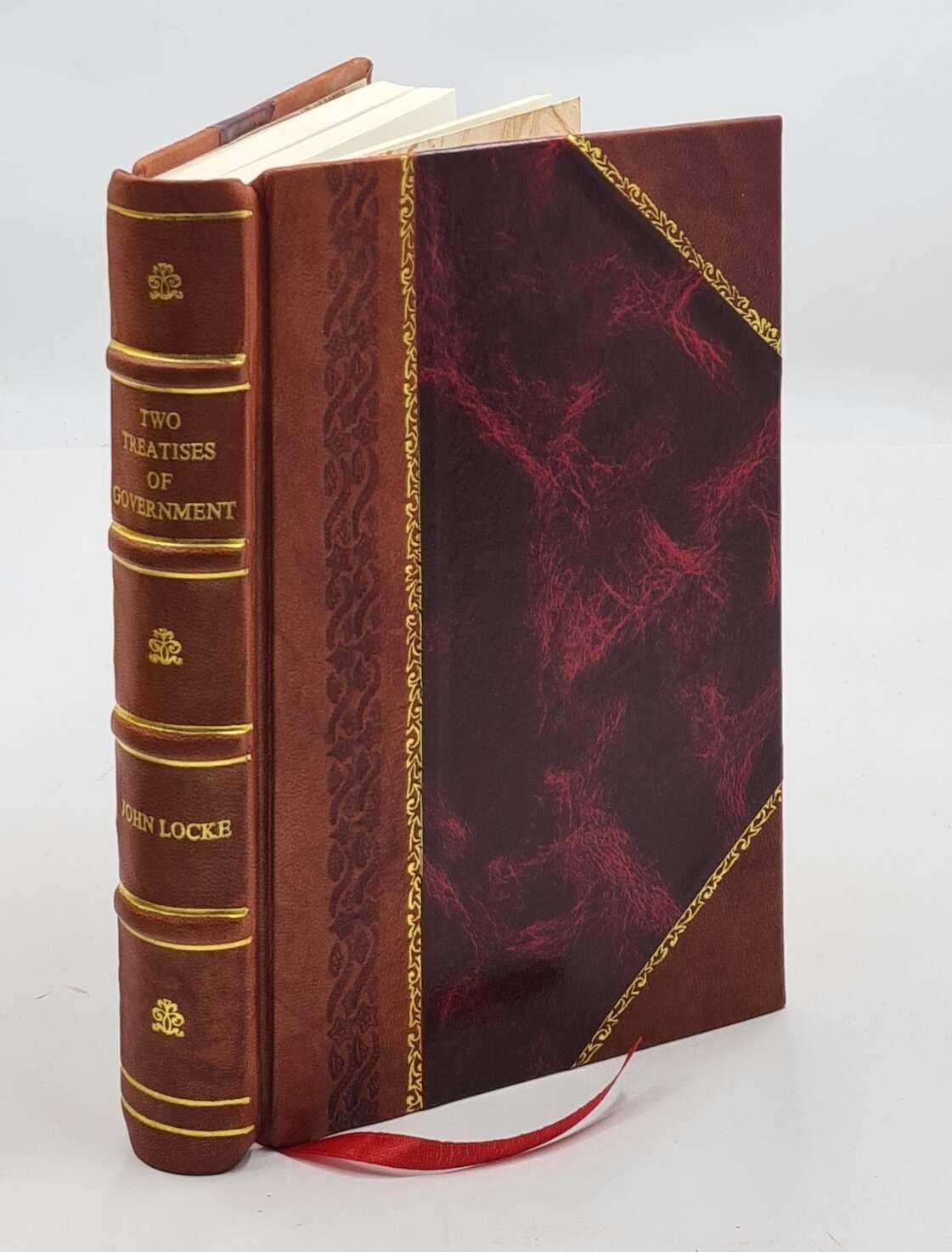 Two Treatises Of Government 1698 By John Locke [Leather Bound]