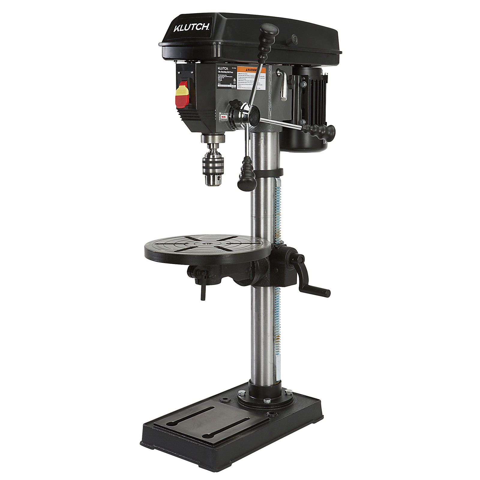 Klutch 13in. Benchtop Drill Press, 3/4 HP, 120 Volts, 5/8in. Chuck w/1in. Klutch 13in. Benchtop Drill Press, 3/4 HP, 120 Volts, 5/8in. Chuck w/1in.