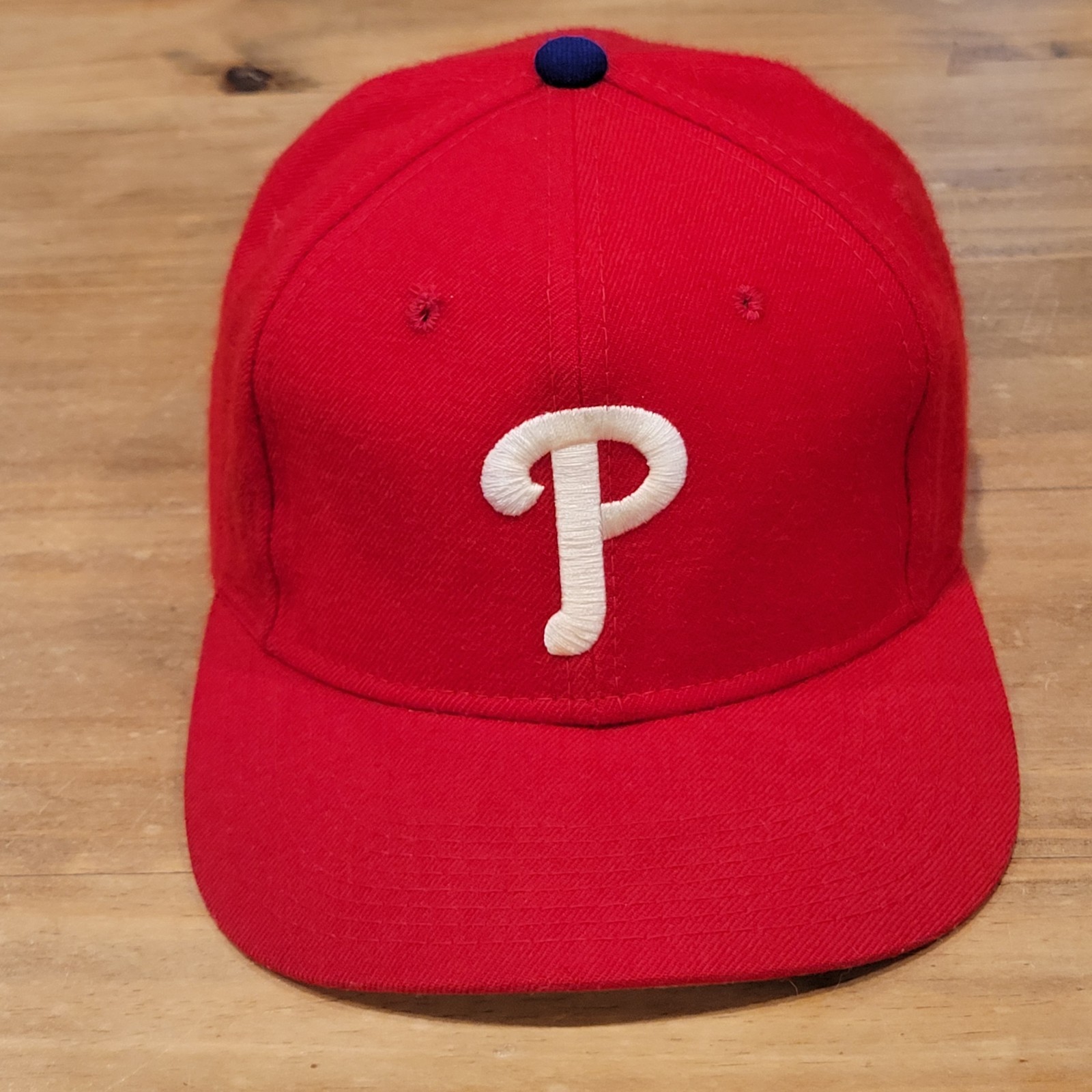Vintage Philadelphia Phillies Sports Specialties Fitted Size 7 3/8 Red Wool USA Vintage Philadelphia Phillies Sports Specialties Fitted Size 7 3/8 Red Wool USA