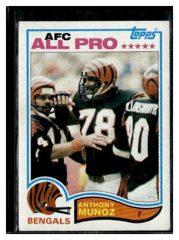 1982 Topps # 51 Anthony Munoz RC 1982 Topps # 51 Anthony Munoz RC