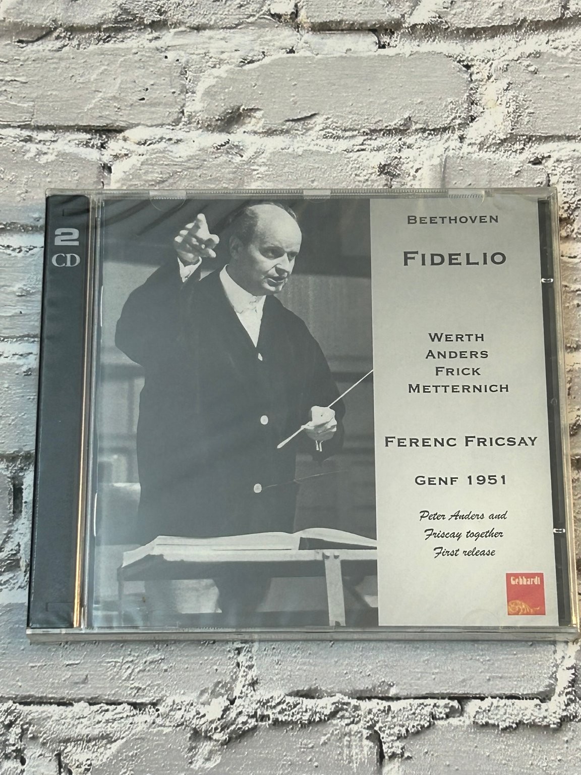 Beethoven – Fidelio CD 2-disc Ferenc Fricsay Gebhardt Classical Opera 24-Bit
