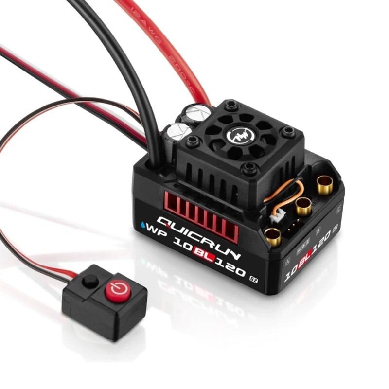 Hobbywing QUICRUN 10BL120 G2 ESC (2-4S) 1/10th Sensorless Brushless System
