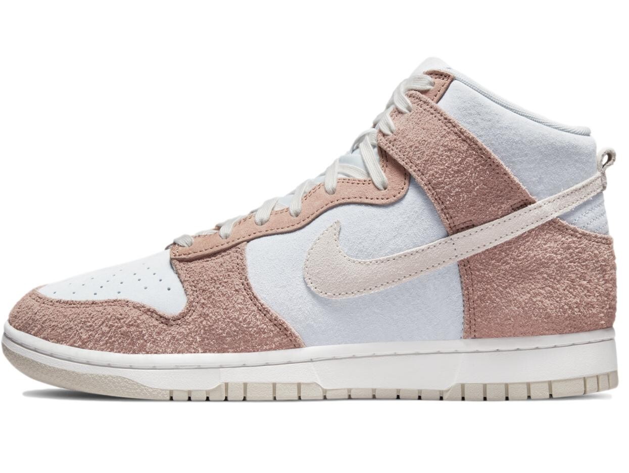 Size 6.5 - Nike Men\'s Dunk High Premium \'Fossil Rose\' Shoes DH7576-400 Size 6.5 - Nike Men\'s Dunk High Premium \'Fossil Rose\' Shoes DH7576-400