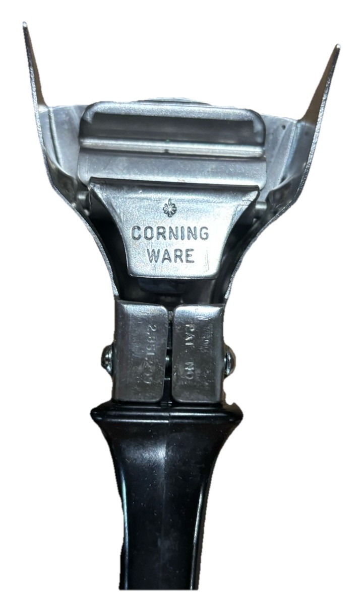 Corning Ware Twist Lock Detachable Casserole Handle Vintage Black Perma-Handle