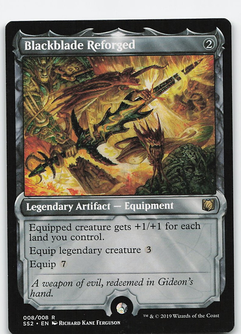 Magic: The Gathering Blackblade Reforged Signature Spellbook: Gideon 8 NM Magic: The Gathering Blackblade Reforged Signature Spellbook: Gideon 8 NM