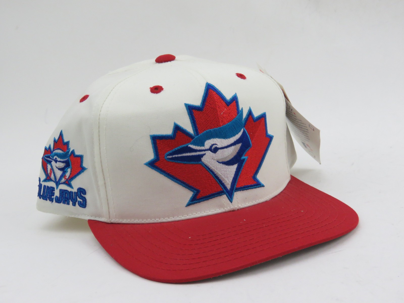 New Deadstock VTG 1990s Toronto Blue Jays LOGO 7 Retro Snapback MLB Baseball Hat