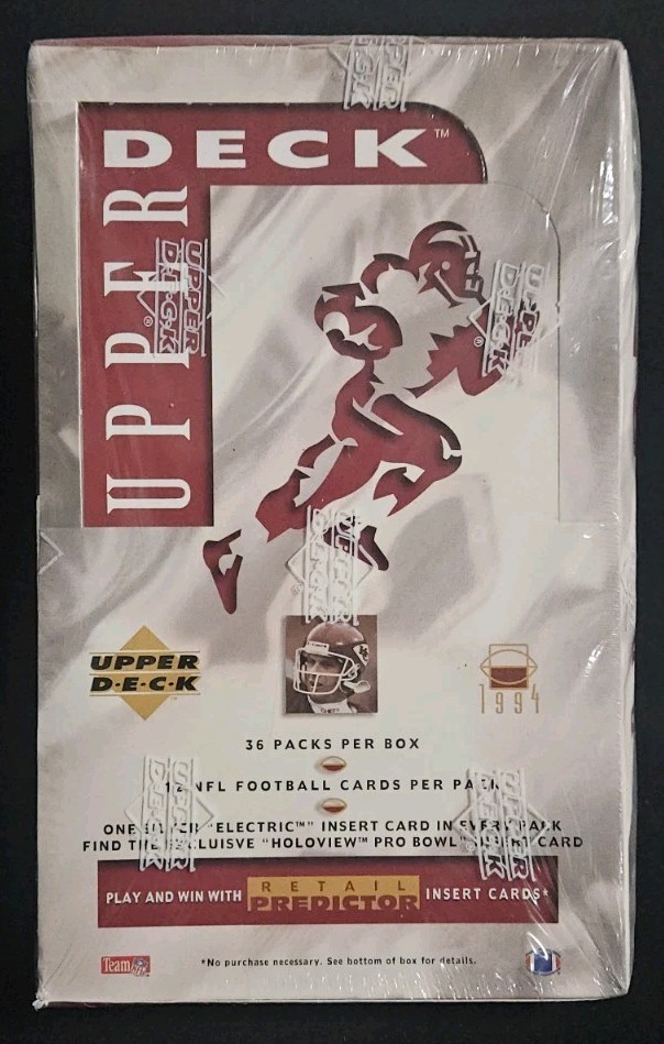 1994 Upper Deck NFL Football 36ct Factory Sealed Box 1994 Upper Deck NFL Football 36ct Factory Sealed Box