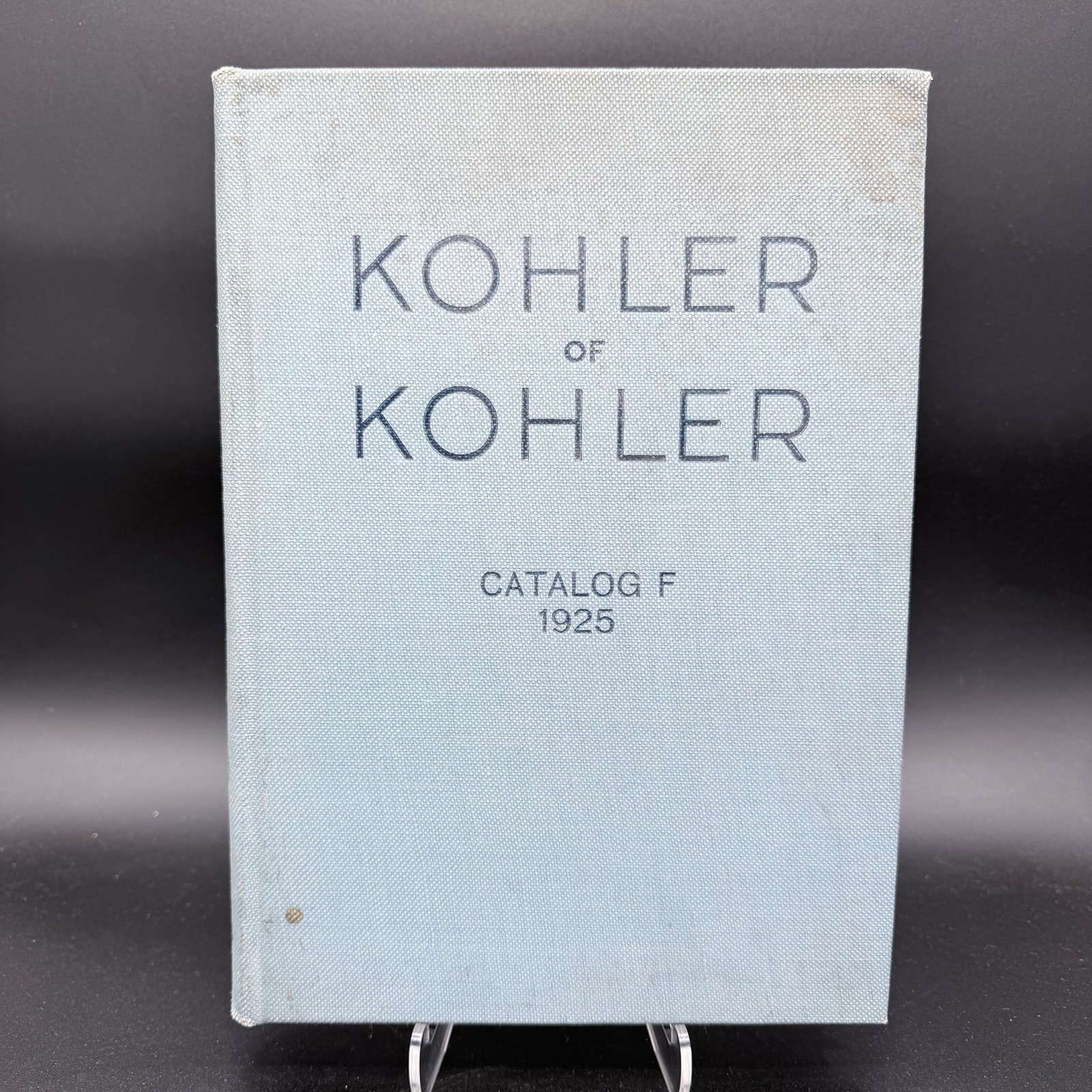 1925 KOHLER OF KOHLER PLUMBING FIXTURES MCM Industrial- Kohler Co. Illus WIs