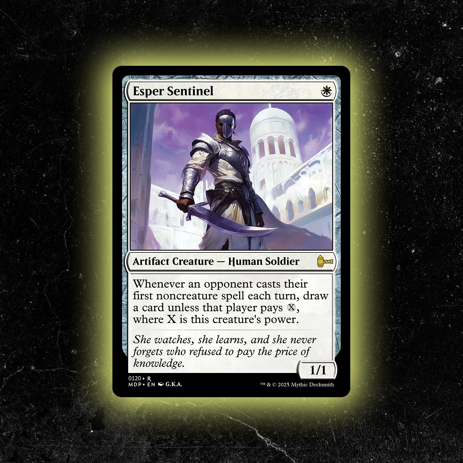 Esper Sentinel - Custom Magic: The Gathering Card - High-Quality