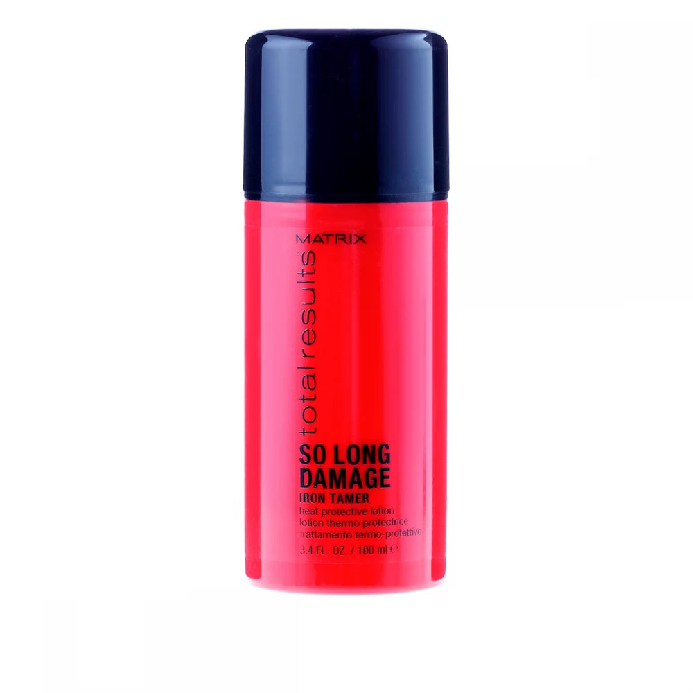 Matrix TOTAL RESULTS So Long Damage Iron Tamer Heat Cream 3.4 oz / 100 ml. Matrix TOTAL RESULTS So Long Damage Iron Tamer Heat Cream 3.4 oz / 100 ml.