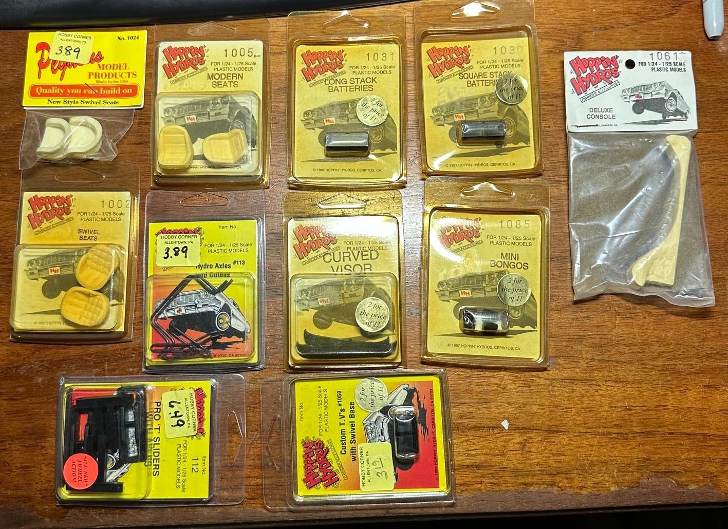 Hoppin Hydros NOS Battery Hydro Seats Sliders Bongos Visor Console lot #F Hoppin Hydros NOS Battery Hydro Seats Sliders Bongos Visor Console lot #F