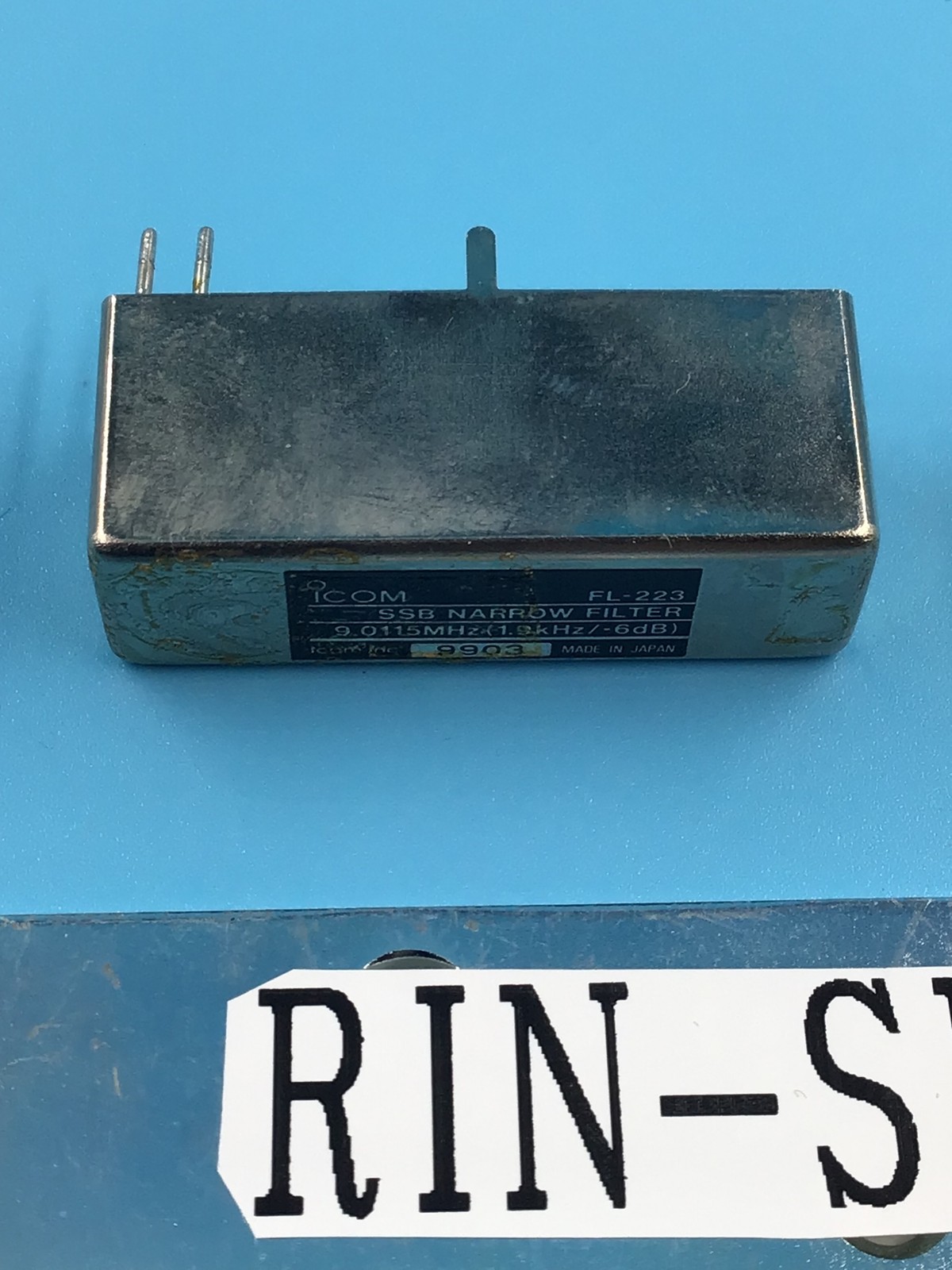 Icom FL-223 1.9khz/-6dB (-9mhz IF) SSB filter For IC-706/IC-746/IC-756 Tested 03
