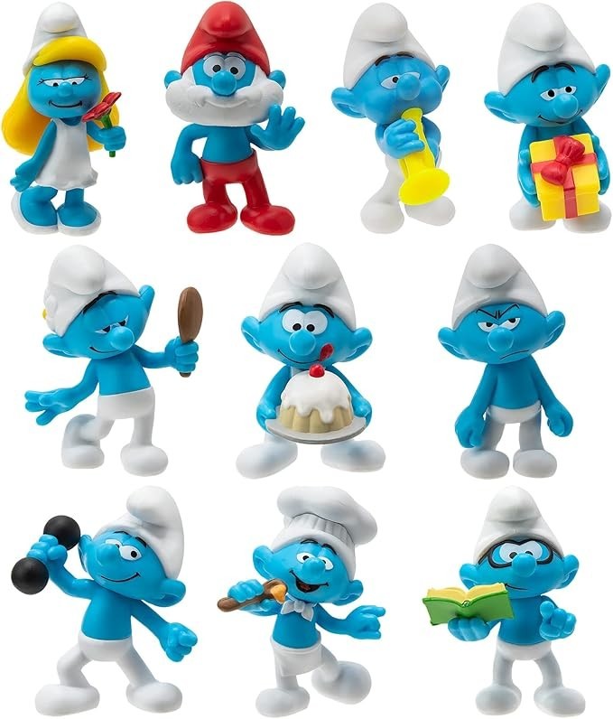 The Smurfs 40TH Anniversary Classic Figure 10 Pack - 2 Inch ( of 10) The Smurfs 40TH Anniversary Classic Figure 10 Pack - 2 Inch ( of 10)
