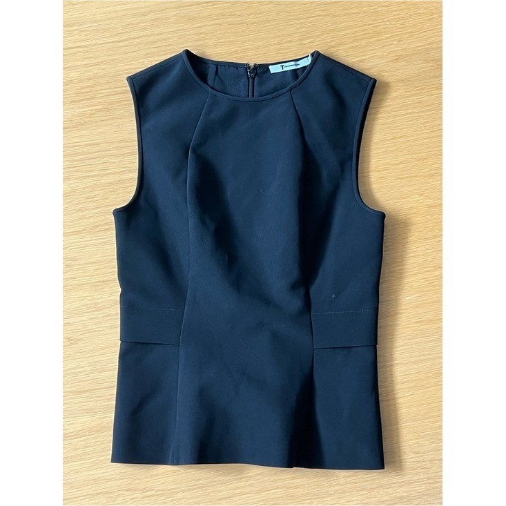 T by Alexander Wang Black Sleeveless Structured Shell Top Size 0 T by Alexander Wang Black Sleeveless Structured Shell Top Size 0
