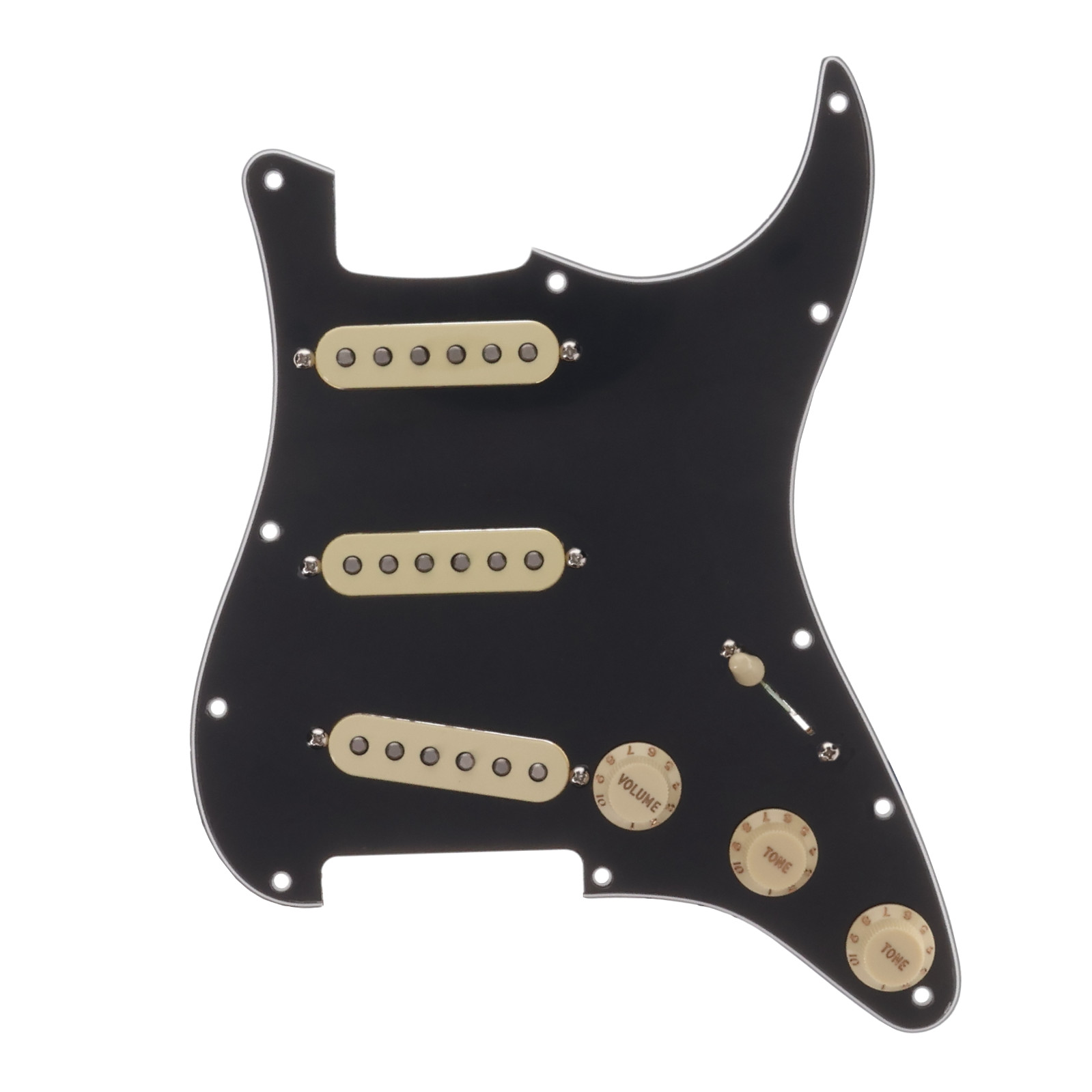 Fender Stratocaster Player Series Loaded Pickguard Assembly SSS - Black