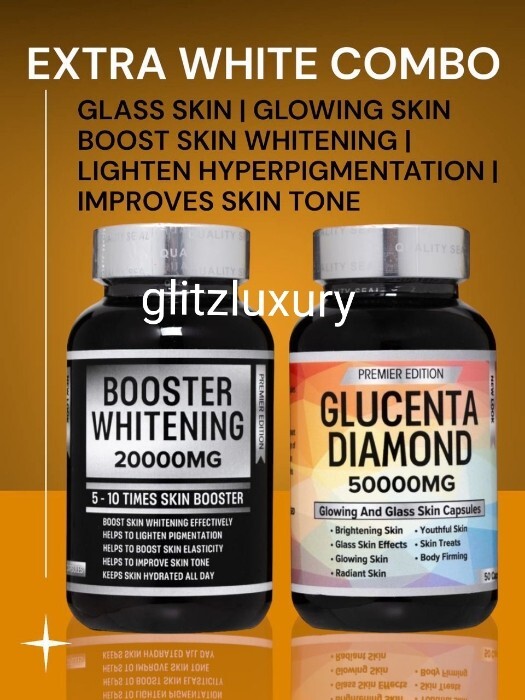 2pcs. Glucenta Diamond glass skin & Booster whitening👌 NEW LOOK 2pcs. Glucenta Diamond glass skin & Booster whitening👌 NEW LOOK