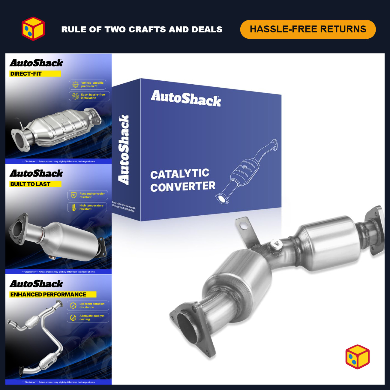 EPA Compliant Left Catalytic Converter for Enhanced Emissions Control & Performa EPA Compliant Left Catalytic Converter for Enhanced Emissions Control & Performa