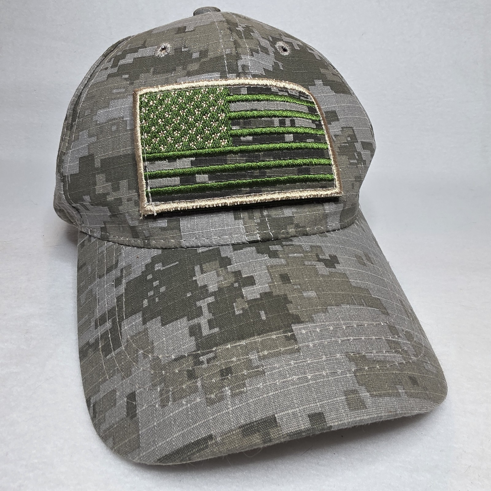 Tactical Operator Hat ACU Digital Camp Bseball Cap with 2 Removable Patches