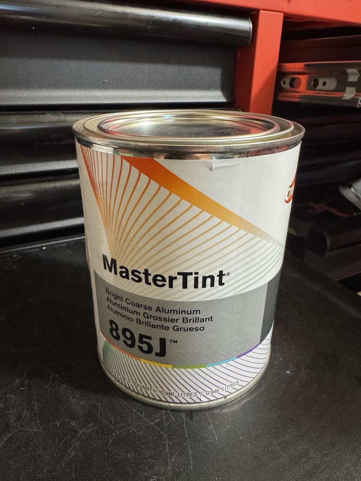 Brand New - Axalta MasterTint Cromax - 895J - Bright Coarse Aluminum 1 Quart