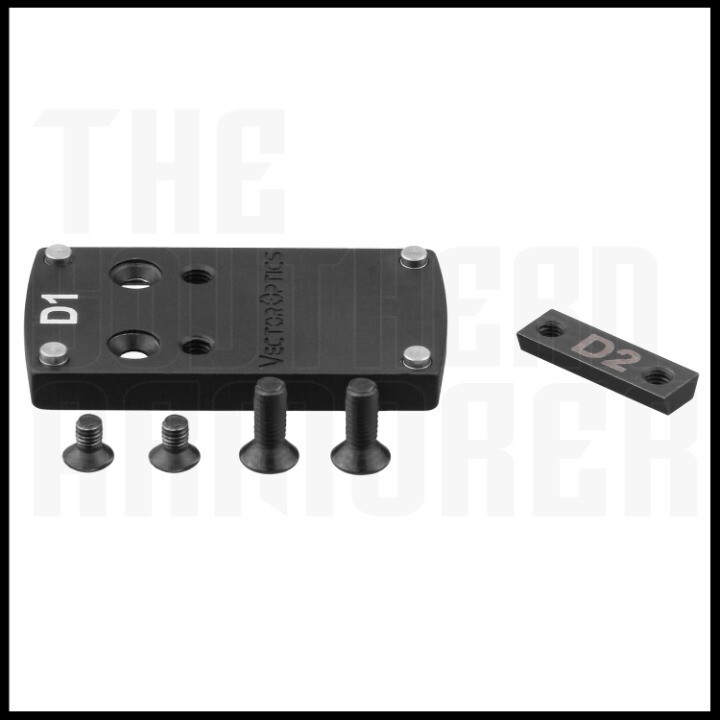 ADAPTER PLATE FOR GLOCK AND PSA DAGGER TO INSTALL RED DOT OPTIC ONTO SLIDE