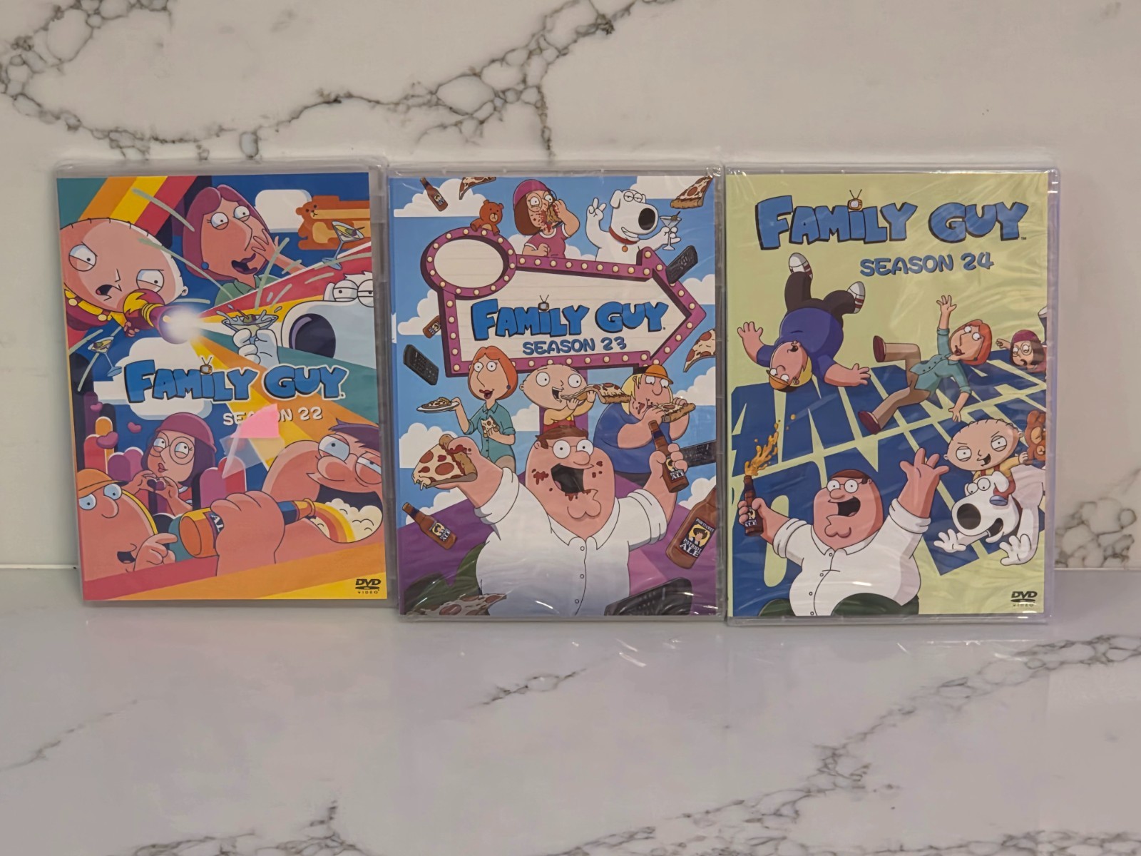 Brand New & Sealed FAMILY GUY : THE COMPLETE Seasons 22-23-24 Brand New & Sealed FAMILY GUY : THE COMPLETE Seasons 22-23-24