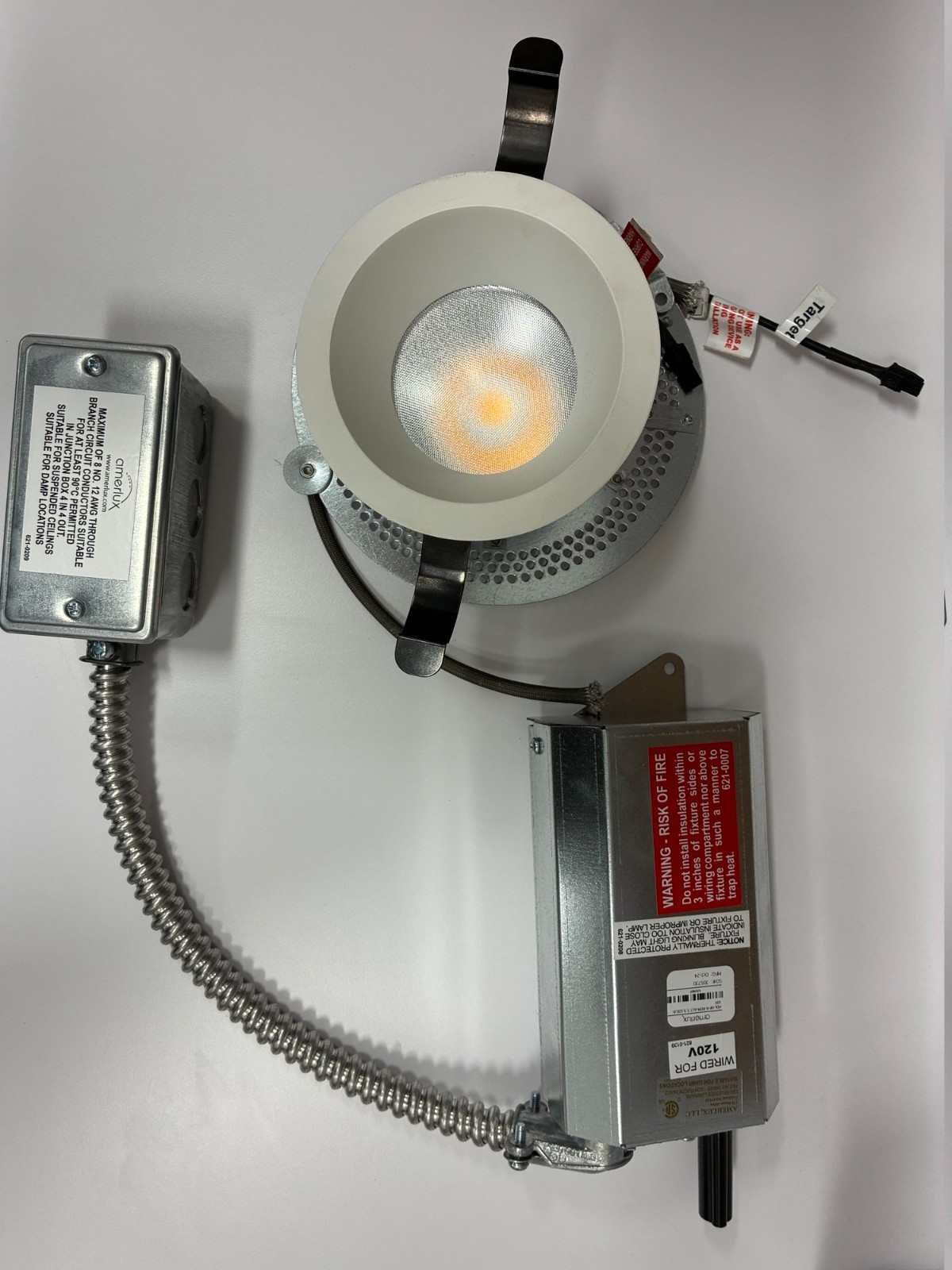 AMERLUX HDL-HP-RLD-A17-T-MWW-30SOL-30 LED Recessed Downlight Fixture
