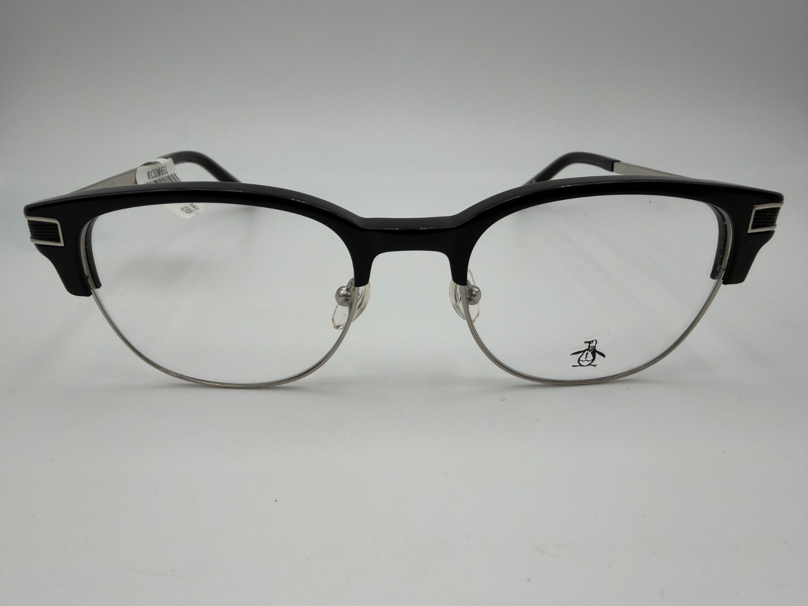 Penguin Eyeglasses The Princeton BK 50 19 140 Black Silver New Penguin Eyeglasses The Princeton BK 50 19 140 Black Silver New