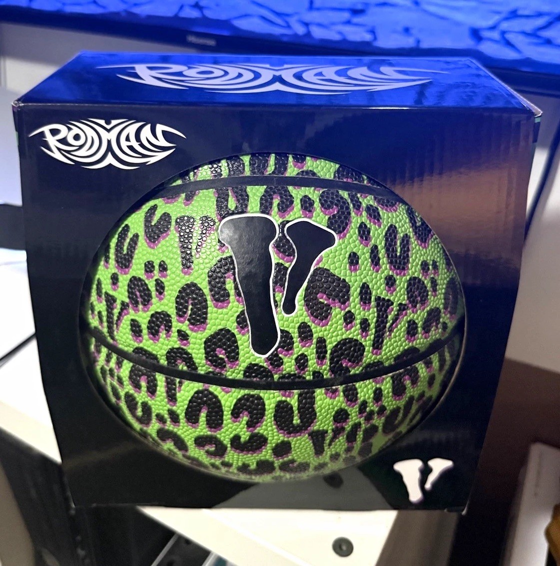 Vlone x Dennis Rodman Basketball ‘Green Cheetah’ Vlone x Dennis Rodman Basketball ‘Green Cheetah’