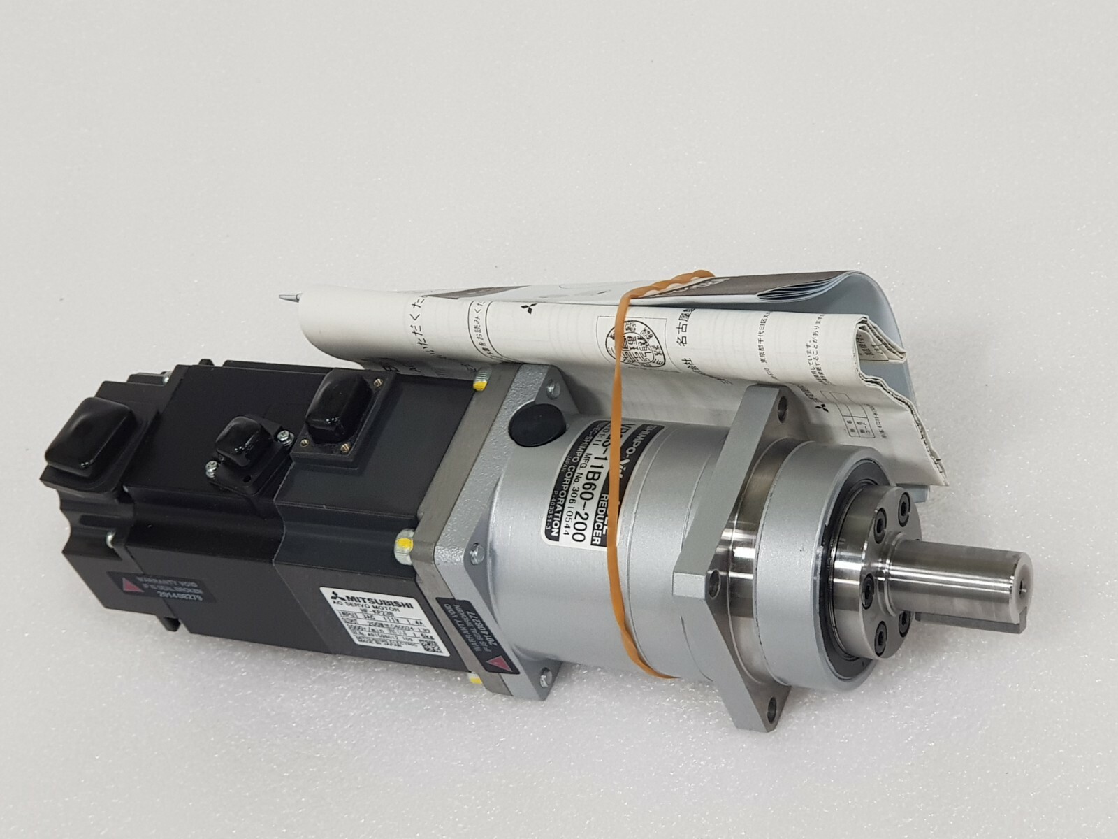 NEW SHIMPO-NIDER VRGS-11B60-200,1:11 ABLE REDUCER, MITSUBISHI HF-KP23B 