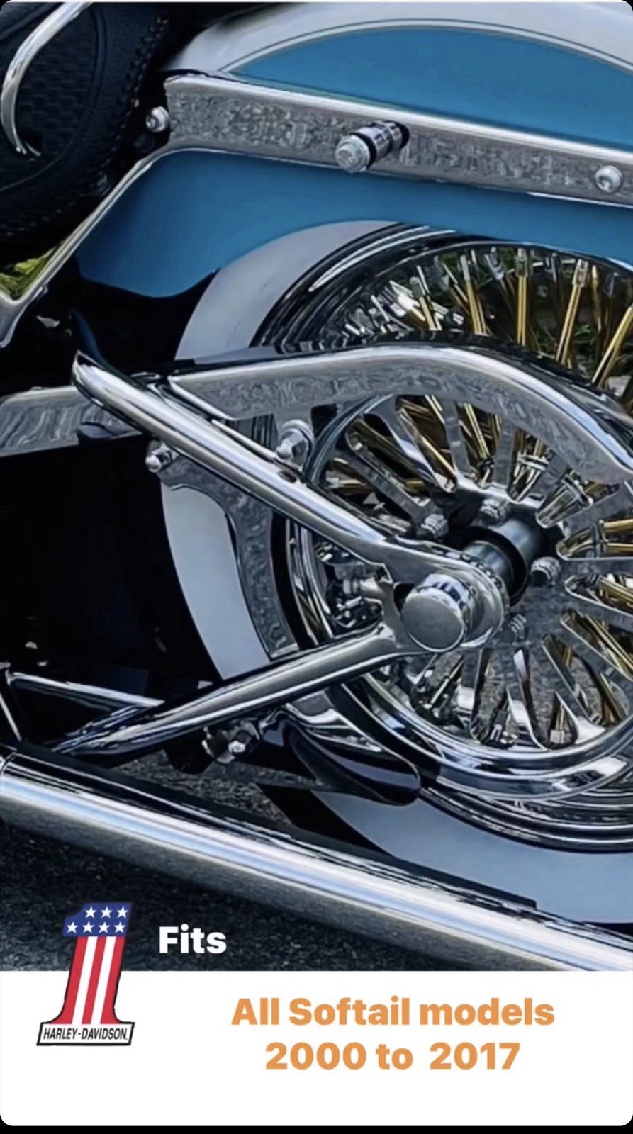 Harley Softail SWING-ARM 2008 & Up guarantee FIT fits DELUEX- Heritage 47573-08