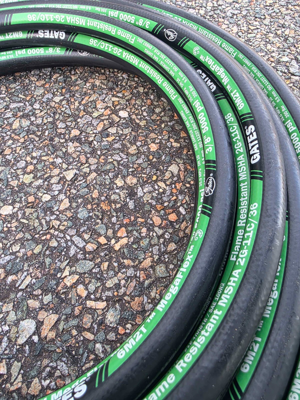 Gates Hydraulic Hose 6M2T - (3/8 Gates Hydraulic Hose 6M2T - (3/8
