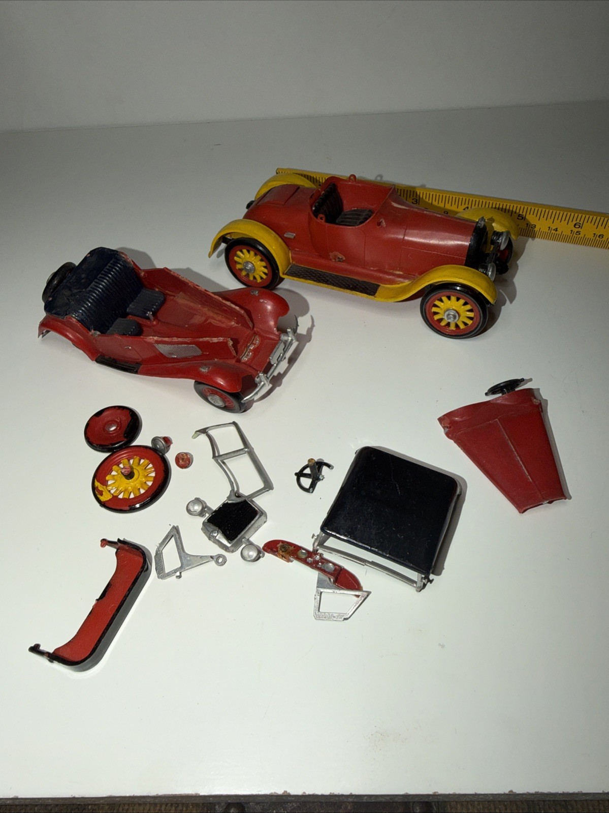 Vintage Gowland & Gowland 1953 M.G. Model T.D. 1954 1915 Fiat Tourer Model Cars