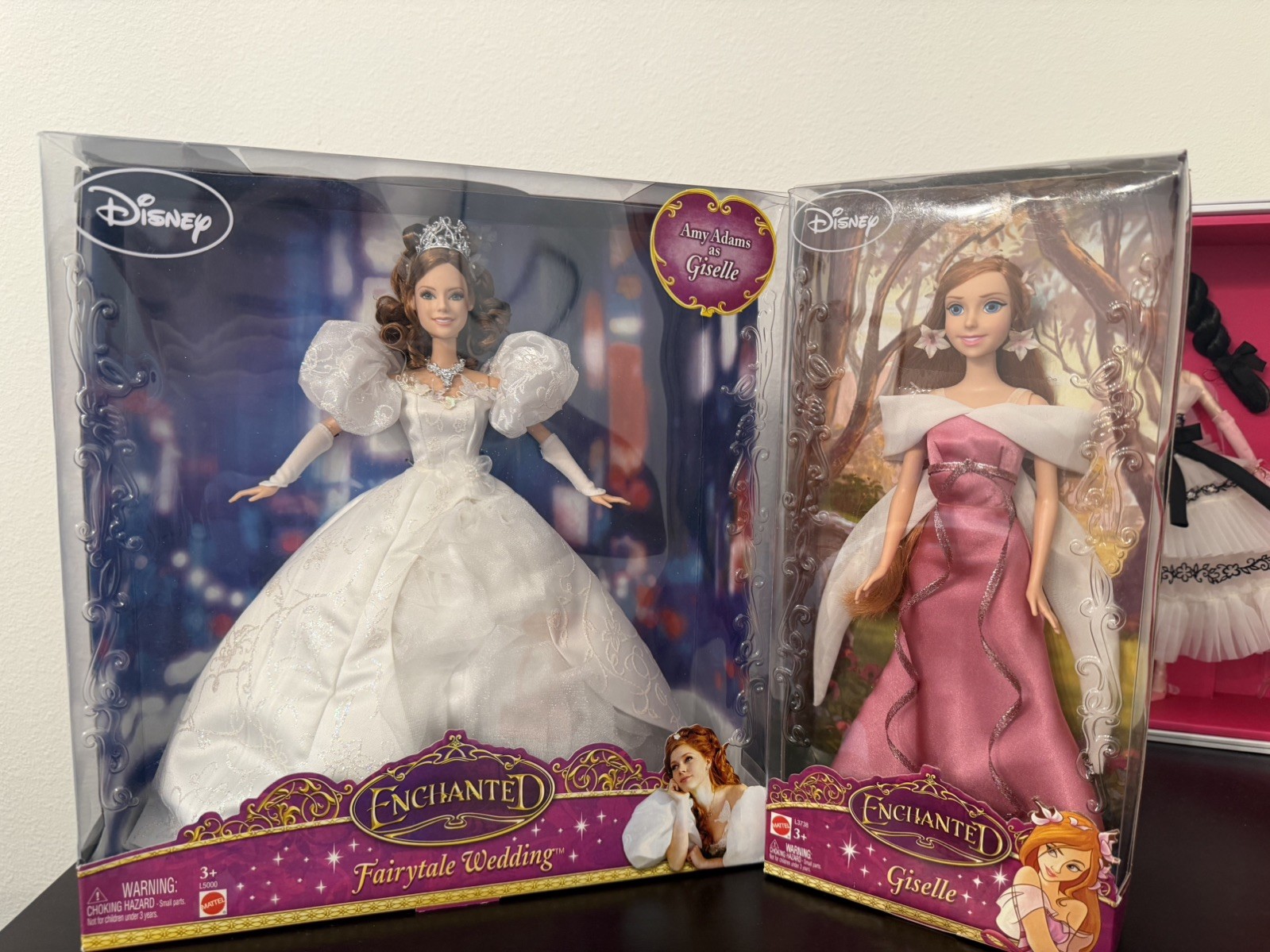 Disney Enchanted Giselle Doll Lot – Fairytale Wedding Amy Adams + Giselle – NRFB