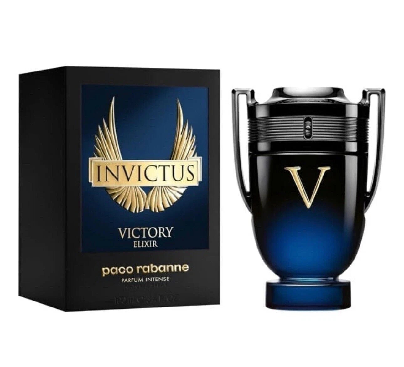 Invictus Victory Elixir by Paco Rabanne 3.4 oz Parfum intense Cologne Men NIB Invictus Victory Elixir by Paco Rabanne 3.4 oz Parfum intense Cologne Men NIB