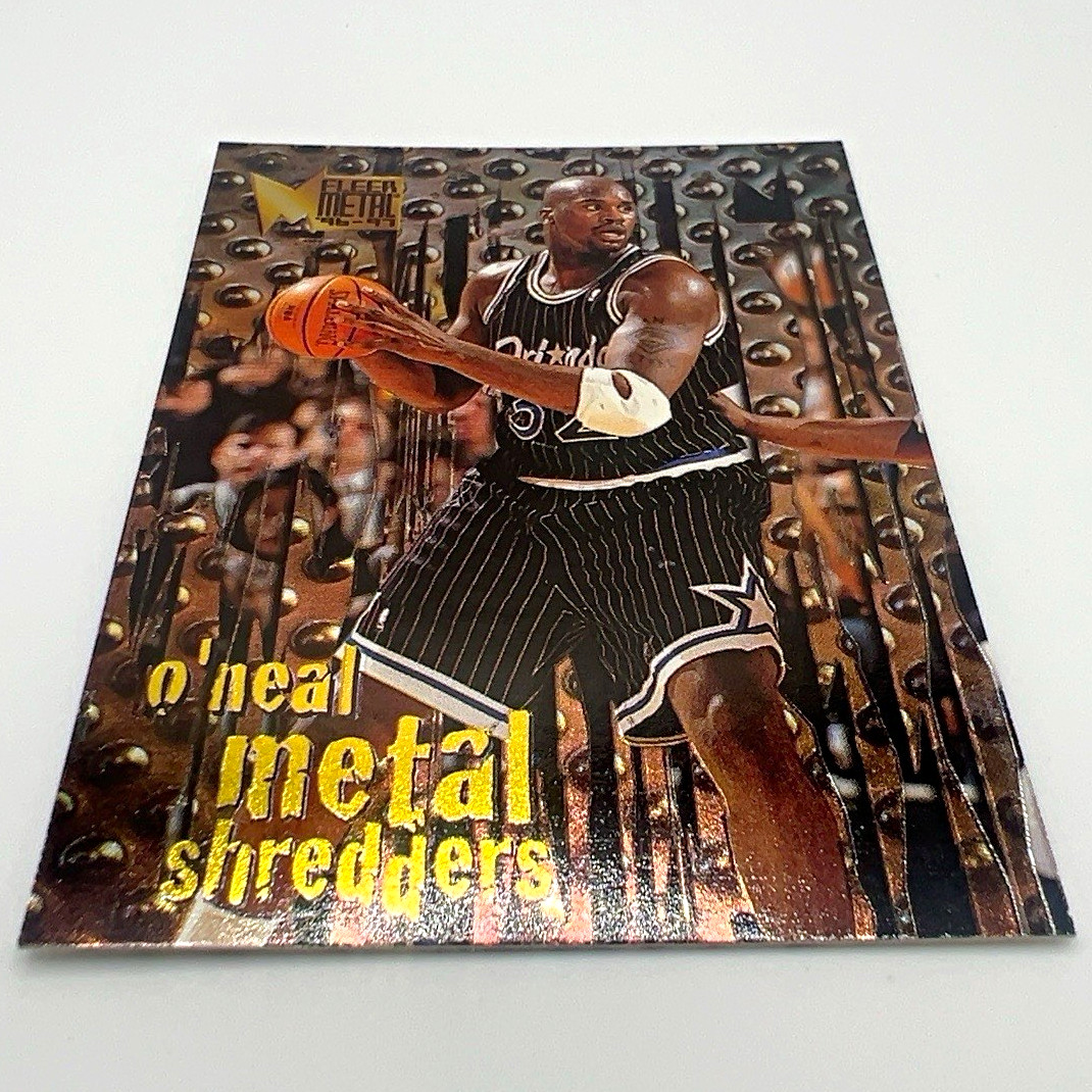 Fleer/SkyBox 1996-97 Fleer Metal Metal Shredders Shaquille O\'Neal #143 Fleer/SkyBox 1996-97 Fleer Metal Metal Shredders Shaquille O\'Neal #143