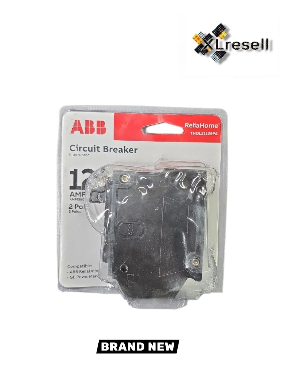 ABB 125 Amp 1 in. Double-Pole Circuit Breaker (THQL21125PA) ABB 125 Amp 1 in. Double-Pole Circuit Breaker (THQL21125PA)