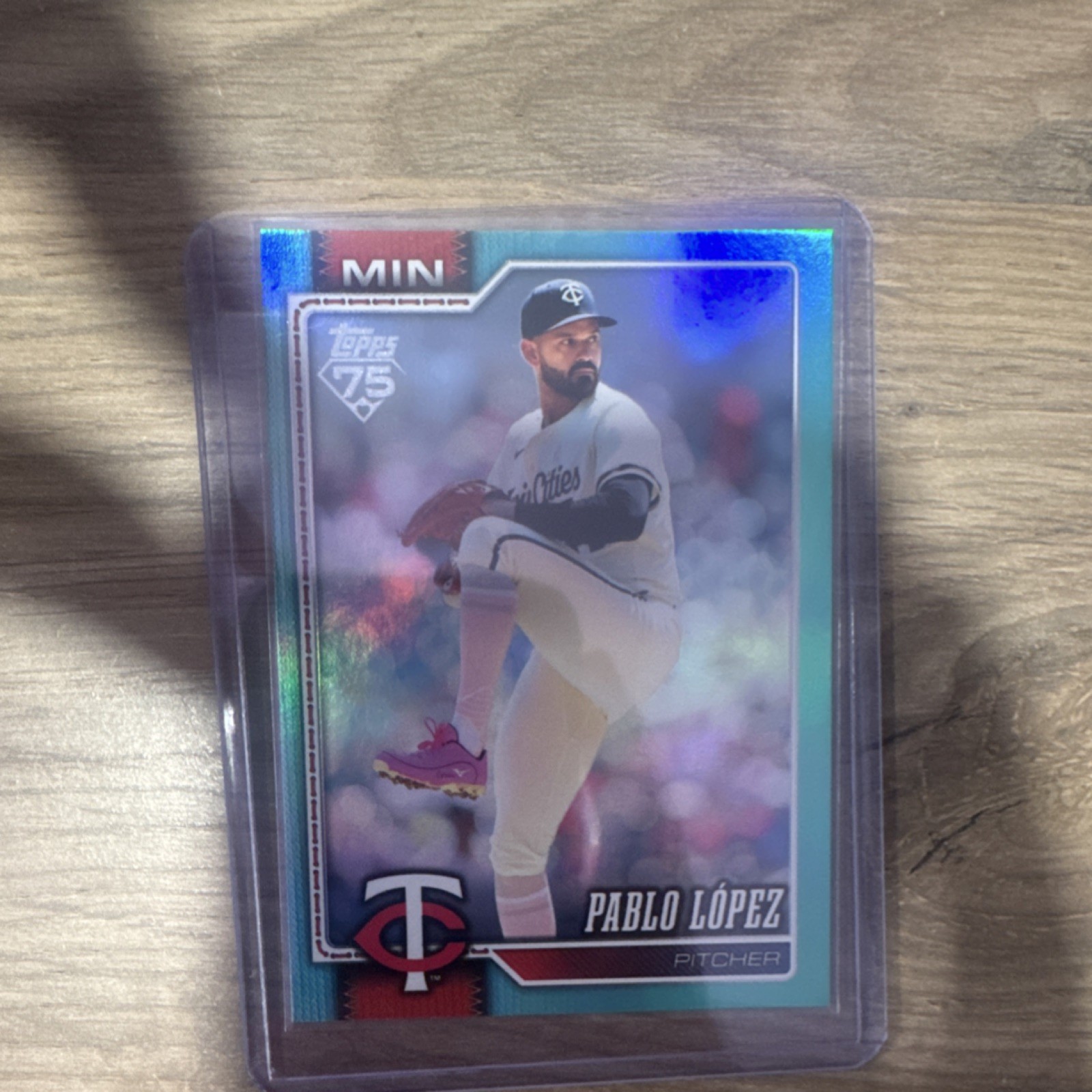 Topps 2026 Series 2 Pablo Lopez Parallel/Variety #509 Minnesota Twins