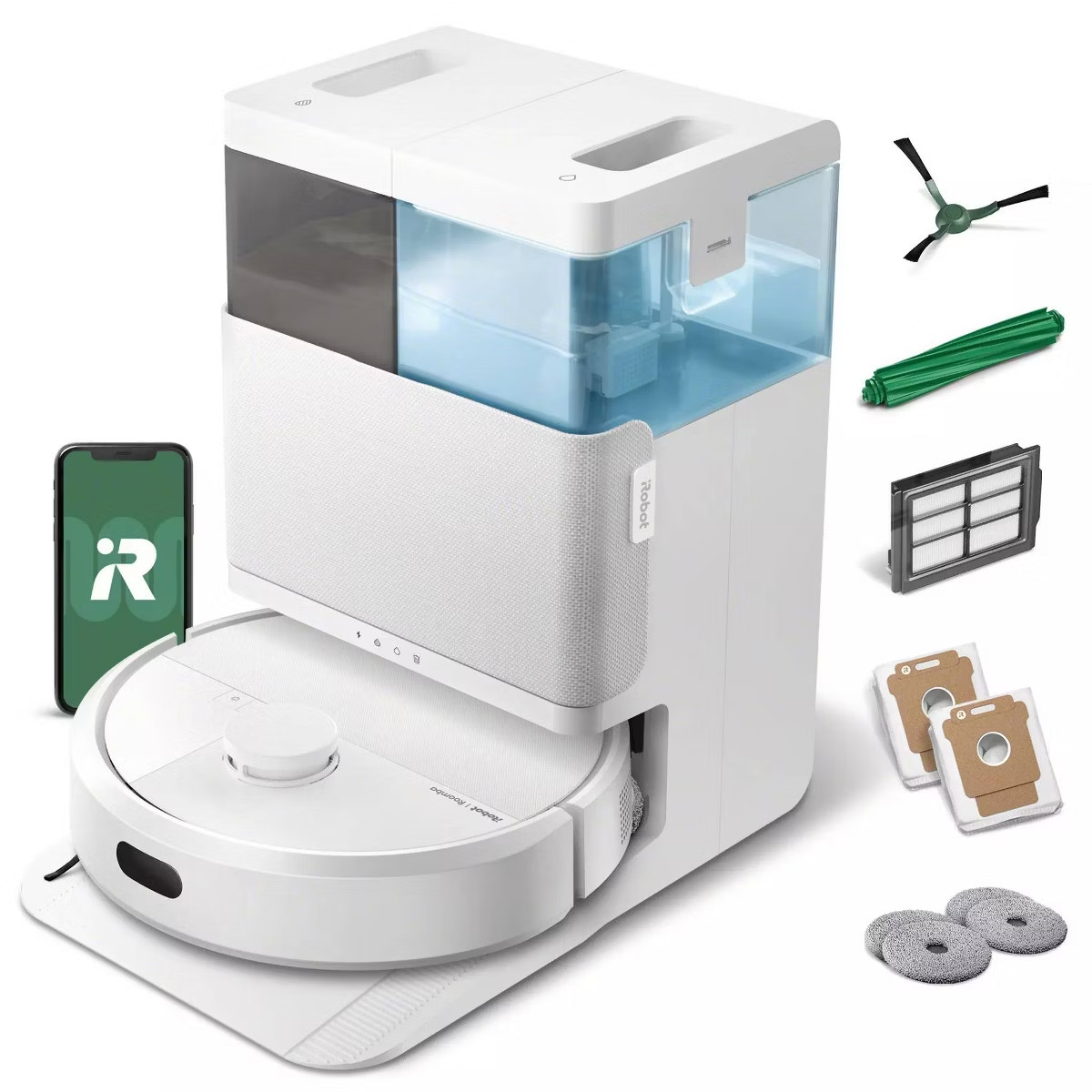 iRobot Roomba Plus 405 (G185) Combo Cordless Vacuum & Mop G185220 5.8\