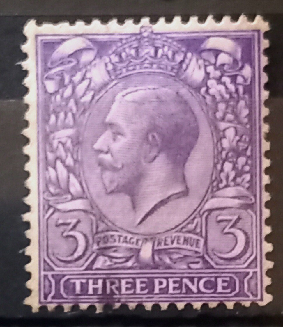 GB 1922 KG V 3d VERY DEEP VIOLET FINE USED GB 1922 KG V 3d VERY DEEP VIOLET FINE USED