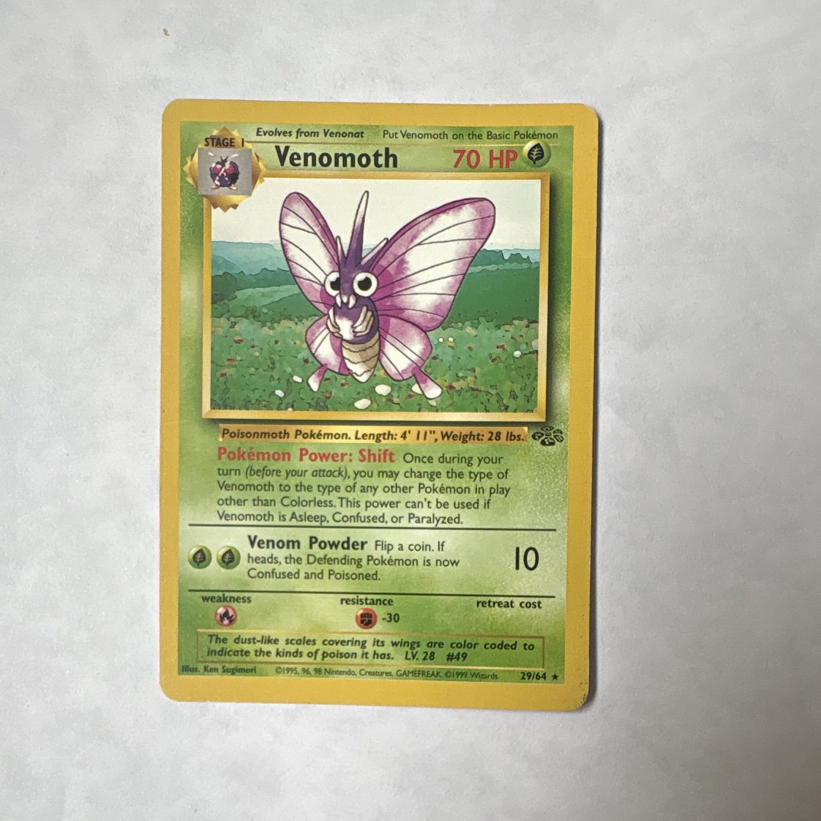 Venomoth 29/64 Jungle Regular