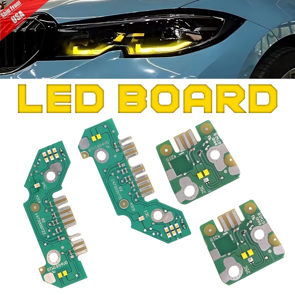 Yellow DRL For BMW G20 330e 330i M340i 2019-22 Daytime Running Light LED Boards