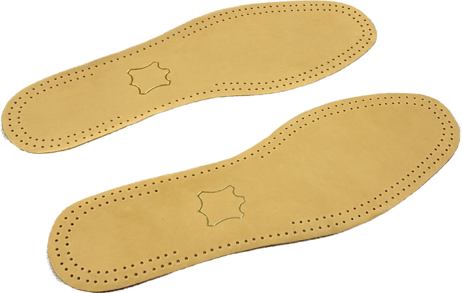 Genuine Leather Full Insoles Flat Shoe Inserts Comfort  Four Seasons Men Women