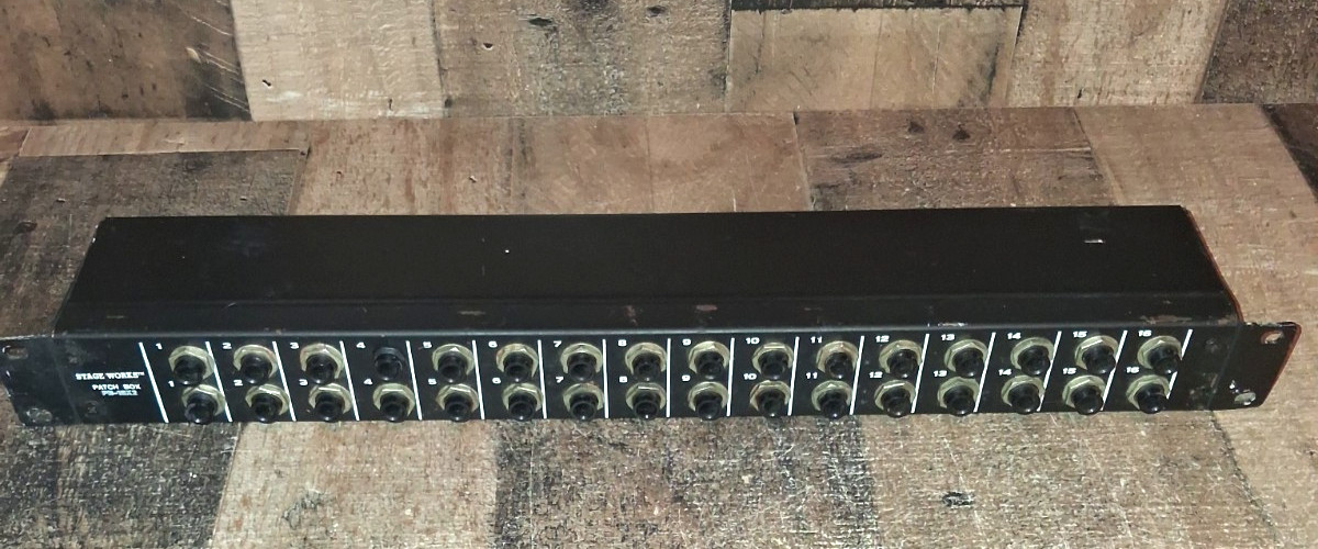 Vintage Stage Works Patch Box PB-16X2 Untested Please Read Vintage Stage Works Patch Box PB-16X2 Untested Please Read